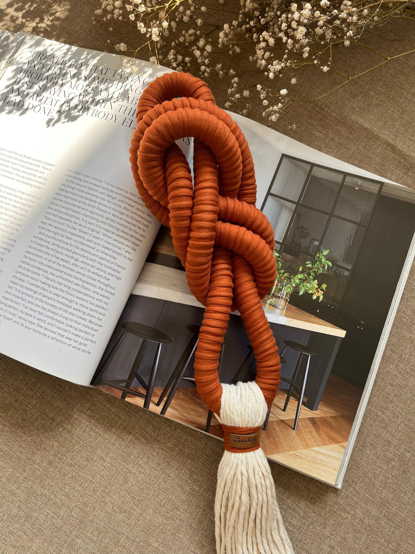 Nudo Trenza Teja