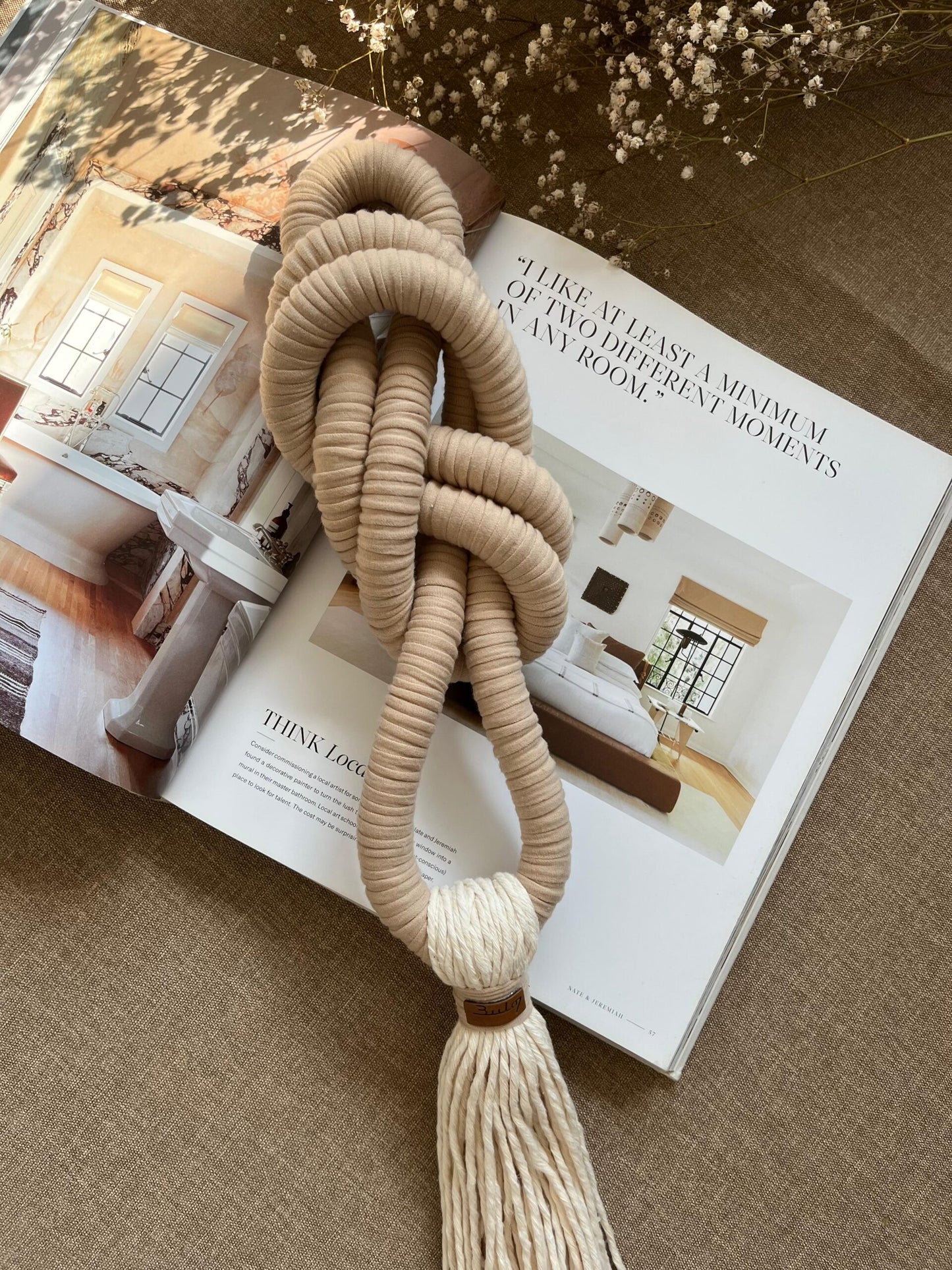 Nudo Trenza Beige